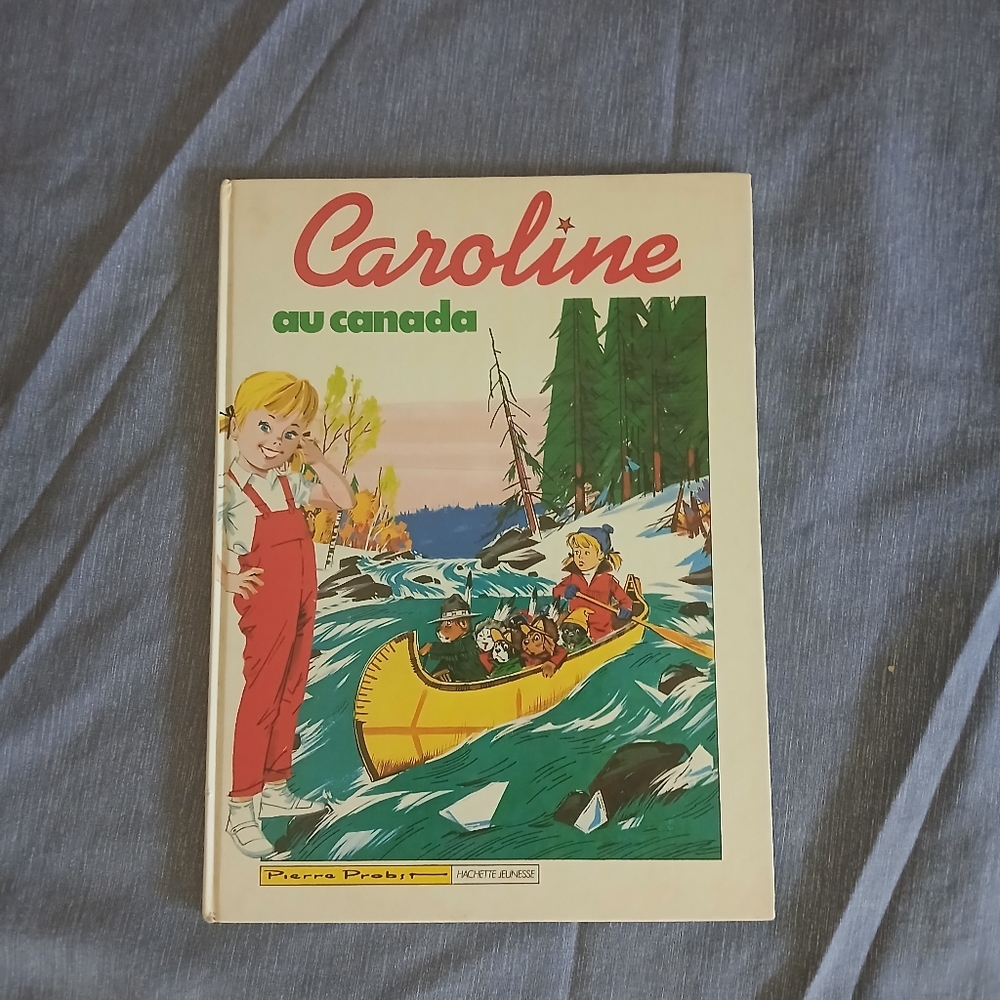 Vintage Caroline au Canada by Pierre Probst big album 1983 French hardcover